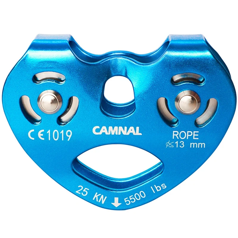Camnal наружный двойной вал шкив блок для скалолазания кабельный паука подъемная