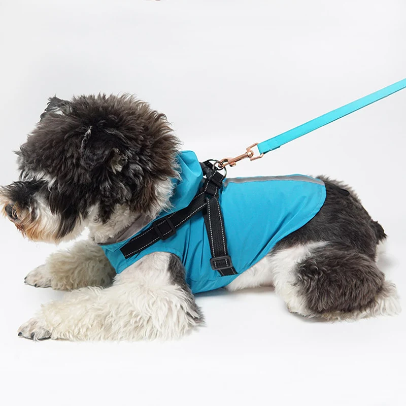 Водонепроницаемый дождевик для домашних питомцев светоотражающая защитная