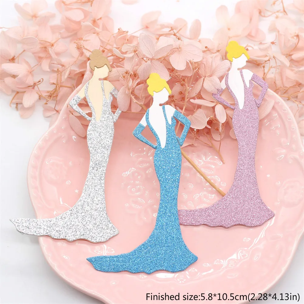 Элегантные женские трафареты ZFPARTY для резки металла сделай сам скрапбукинг