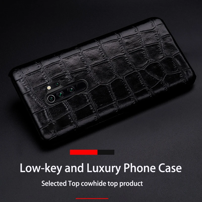 Tanie Skórzany Futerał Na Telefon Do Xiaomi Redmi Note 9 S 8 7 6 5 K30 Mi 9 Se 9T 10 A3 Lite Mix 2s Max 3 Poco F1 X2 X3 F2 Pro Krokodyl