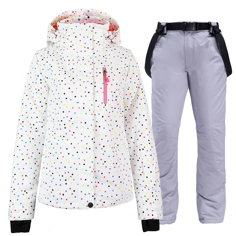 Белая и черная одежда для сигар сноуборда Женский дождевик ветрозащитная лыжная