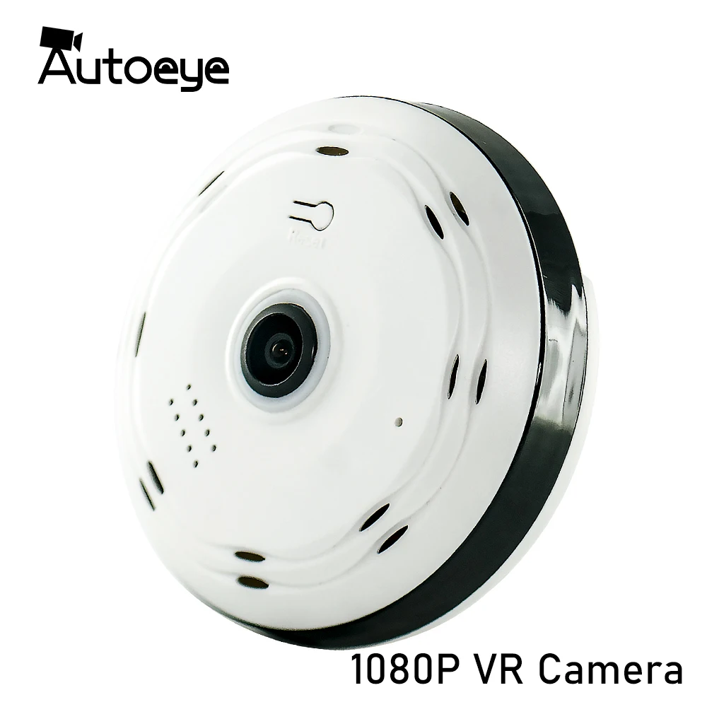 Autoeye 3D рыбий глаз IP камера 1080P 960P 2MP 1.3MP 360 градусов Домашняя безопасность WiFi VR камера панорамный детский монитор CCTV камера
