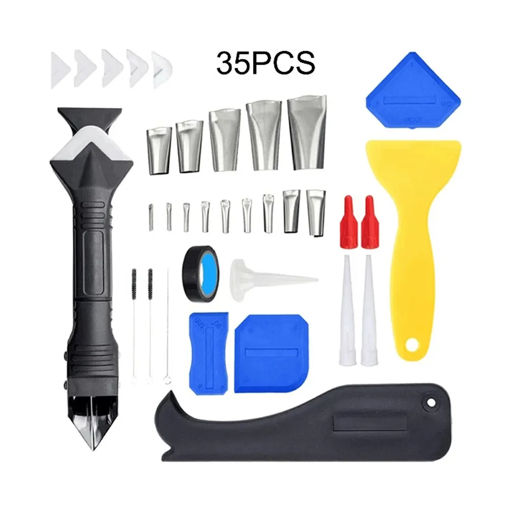 

Sealant Caulking Tool Sealing Shovel Sink Joint Tape Angle Scraper Brush