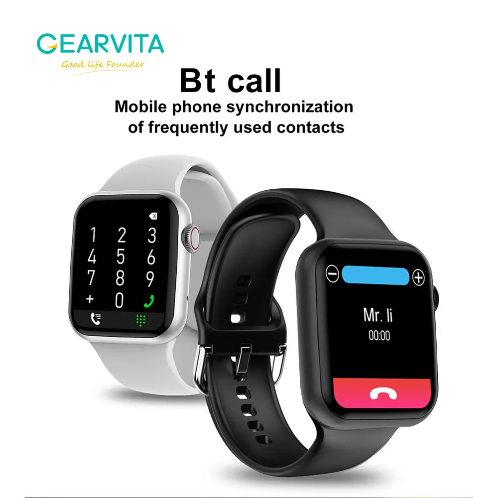 Смарт-часы GEARVITA DT100 PRO MAX умные часы с поддержкой GPS BT беспроводным зарядным