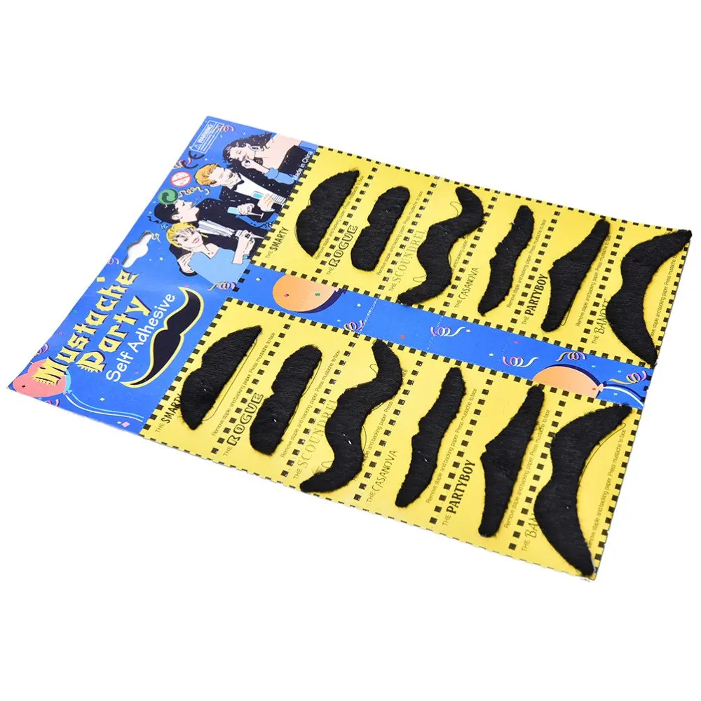 Костюм для вечеринки Хэллоуин Поддельные Усы Смешные Борода Черный фестиваль