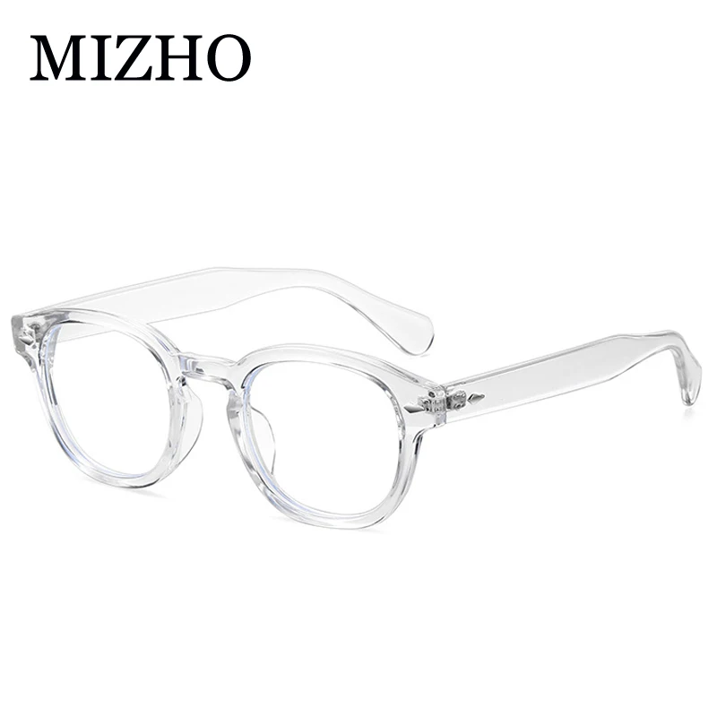 Оправы очков MIZHO Retro Anti Blue Light для мужчин в стиле оптики моды компьютеров для женщин.