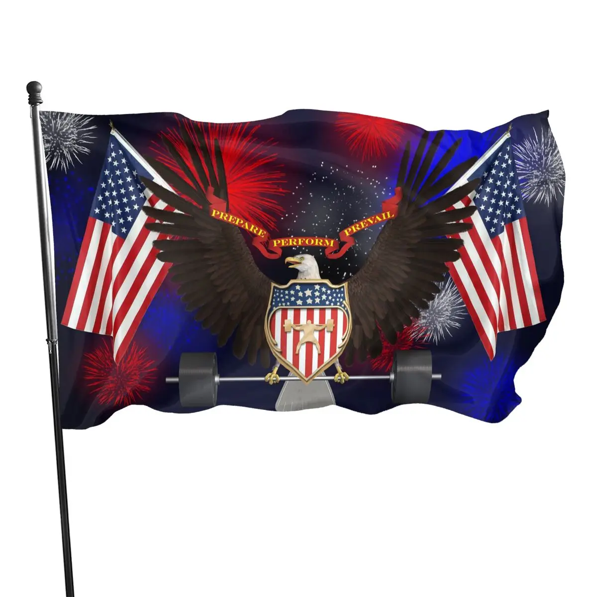 

90cmX150cm American eagle decorative flag