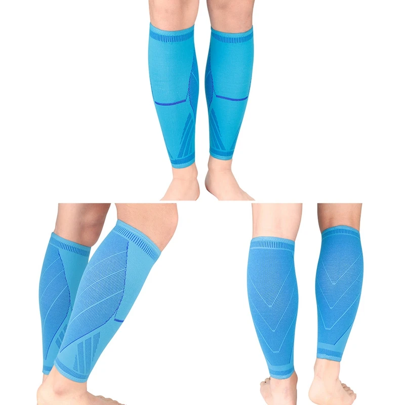 1 шт. противоскользящий компрессионный чехол для голени трикотажный протектор