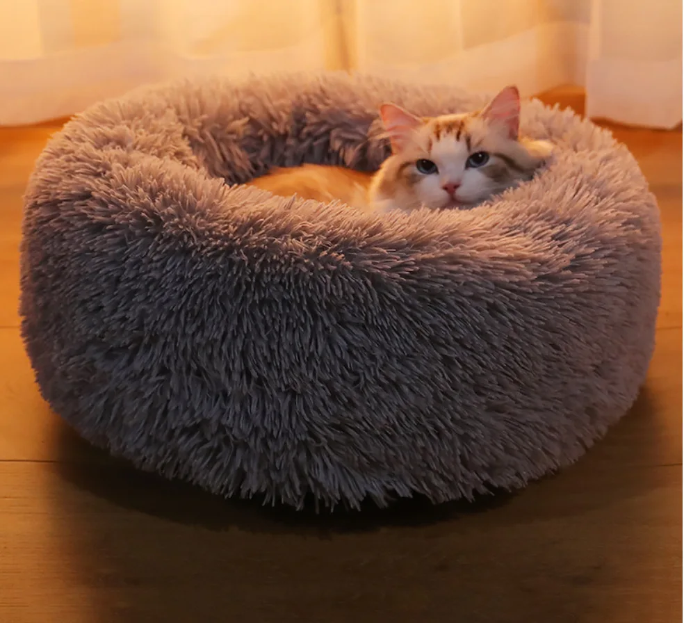 Кровать для собаки кровать кошки мягкая плюшевая поверхность диван в форме