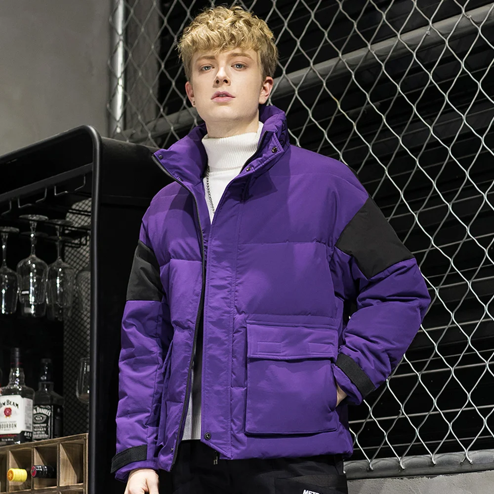 Covrlge Winter New Arrival Man Duck Down Jacket Light Thick Jackets Men Hooded Warm Down Coat Fit Size Outerwear Coats MWY026