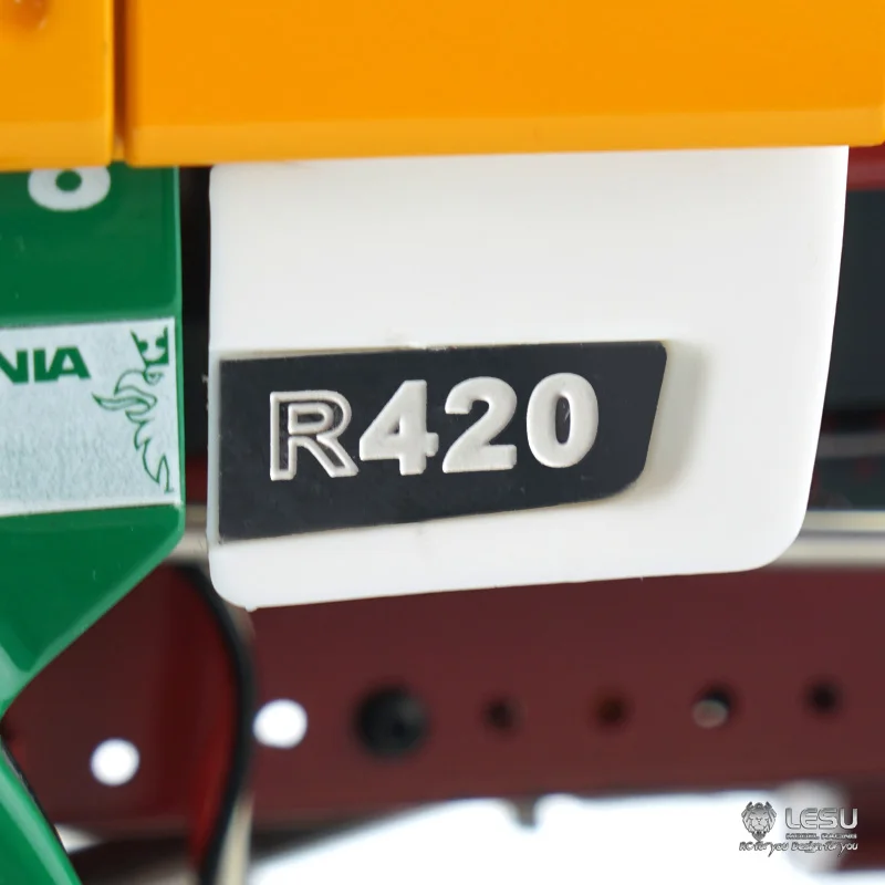 Пластиковая Рогатка LESU Autosculpt для 1/14 TAMIYA RC Scania R420 тракторный грузовик DIY модель