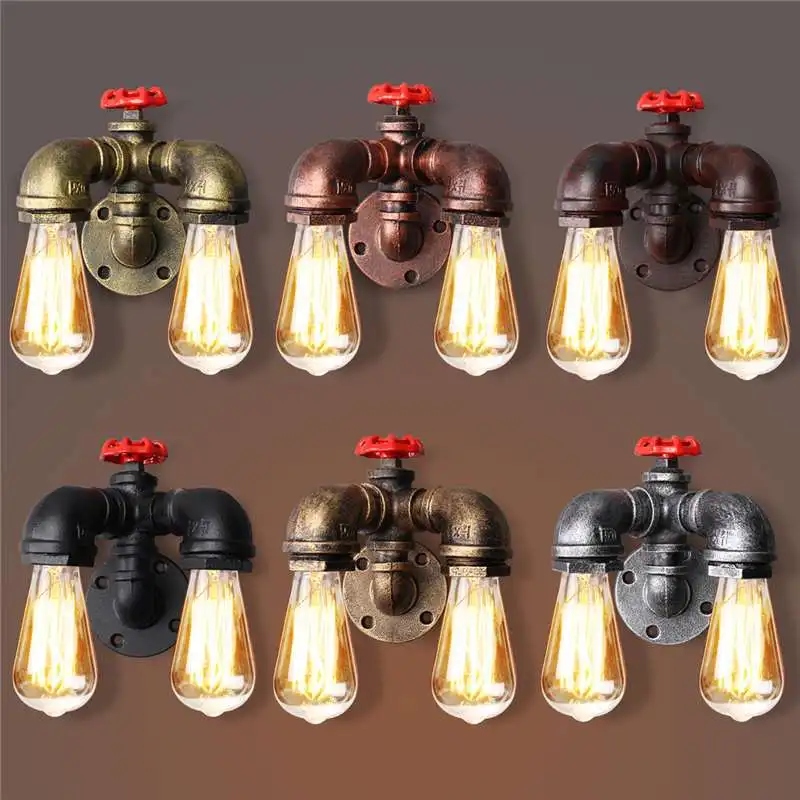

NEW Retro E27 Industrial Lamp Base 110-240V Modern Vintage Antique Ceiling Light Wall Lamp Bulb Base Holder Socket Without Bul