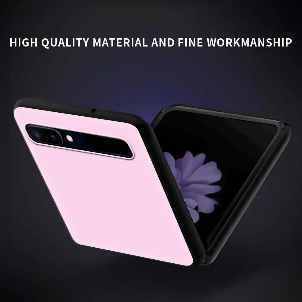 

Phone Case For Samsung Galaxy Z Flip 6.7" Black Shell Coque For Galaxy Z Flip 5G PC Hard Mobile Cover Among Us Games Cute