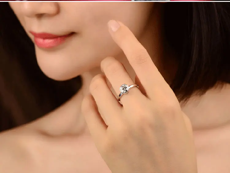 Новинка 2021 изысканное серебряное кружево со стразами от Swarovski широкое кольцо на