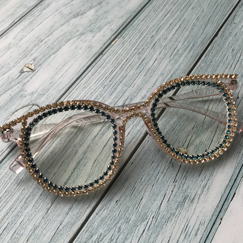 Очки солнцезащитные женские кошачий глаз с прозрачными линзами|Женские очки| |