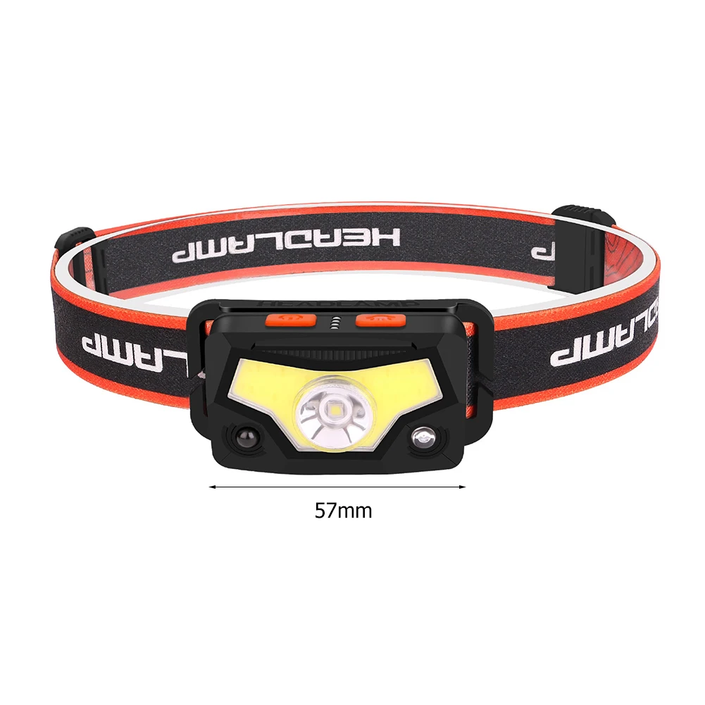 

XPG COB LED Headlamp Waterproof Outdoor Lighting Headlight Sensor Work Light Led Head Lamp Flashlight Torch Headlight