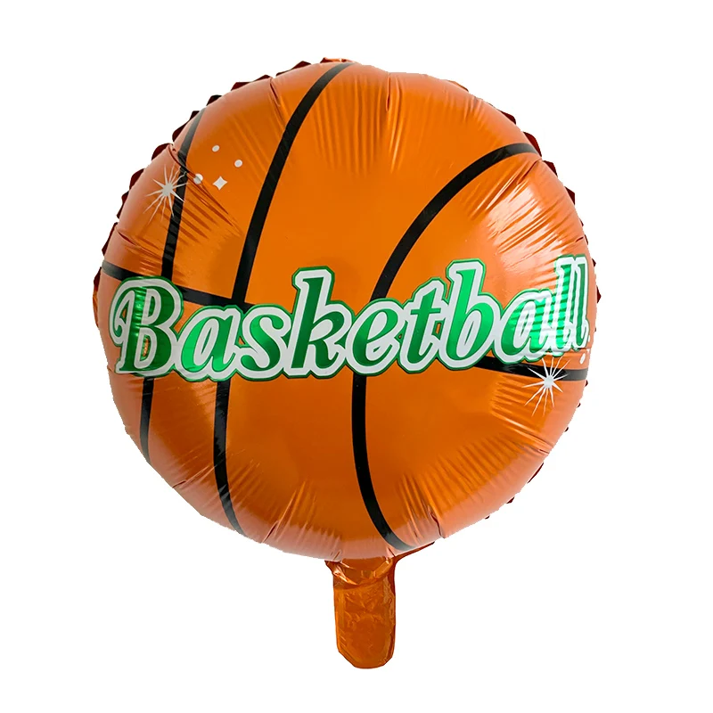 

10Pcs 18 Inch Football Baskball Volleyballoon Aluminum Foil Balloon Soccer Metallic Mylar Balloons Decoration for Birthday Party