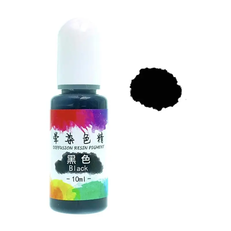 

24 Colours Epoxy Pigment Liquid Colorant Dye Ink Diffusion Resin Jewelry Makin