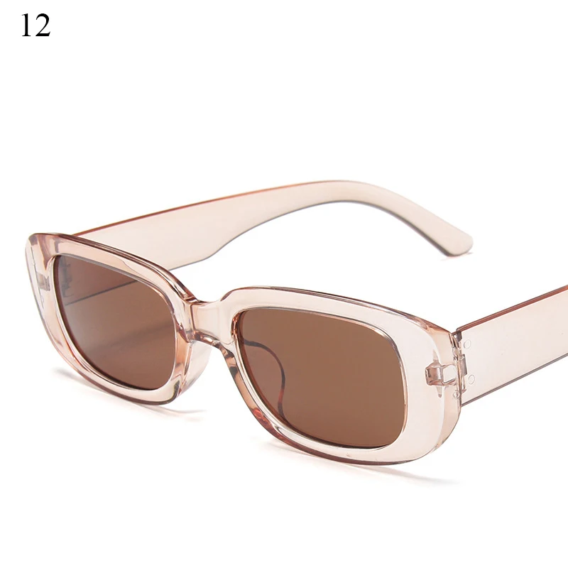 

2021 Small Rectangular Women's Retro Brand Designer Glasses Square Sunglasses Vintage Sunglasses Ladies lenses Sun Decorative