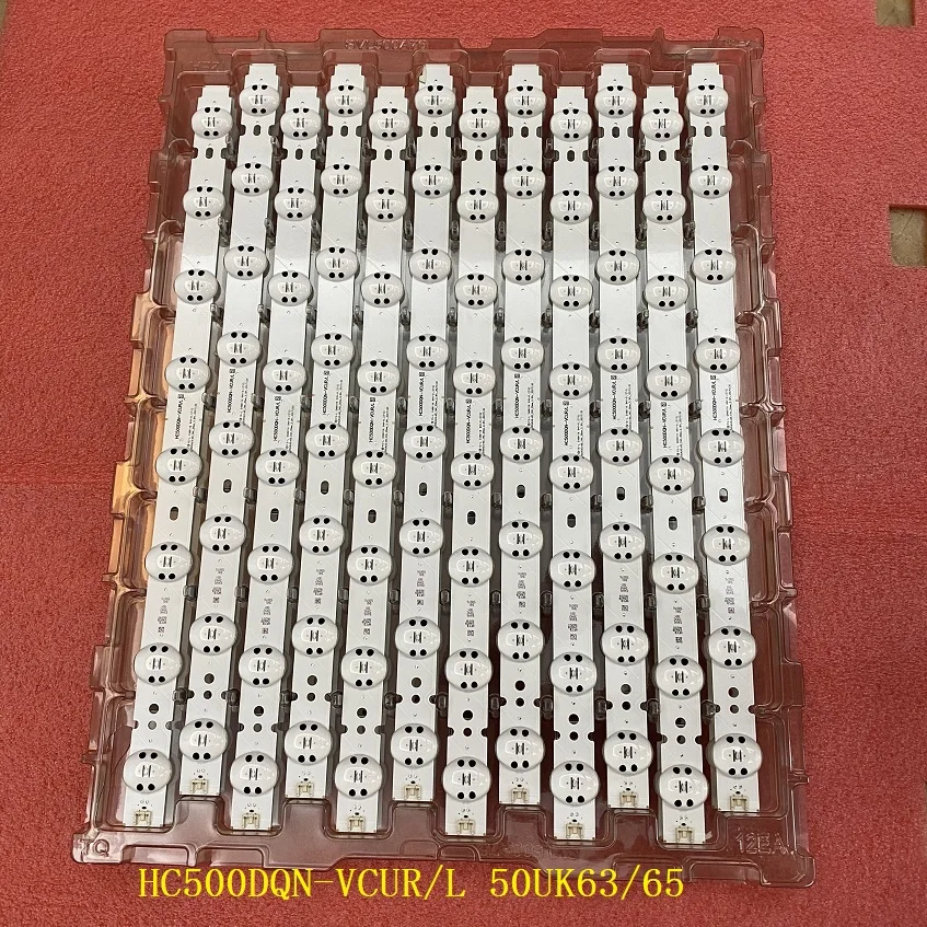 Led para lg Lote Tira Retroiluminação 50uk6520psa 50uk6520 50uk6510psf 50uk6510 50uk6500 50uk6470 Hc500dqn-vcur l 50uk63 65_inx 15 Pçs –