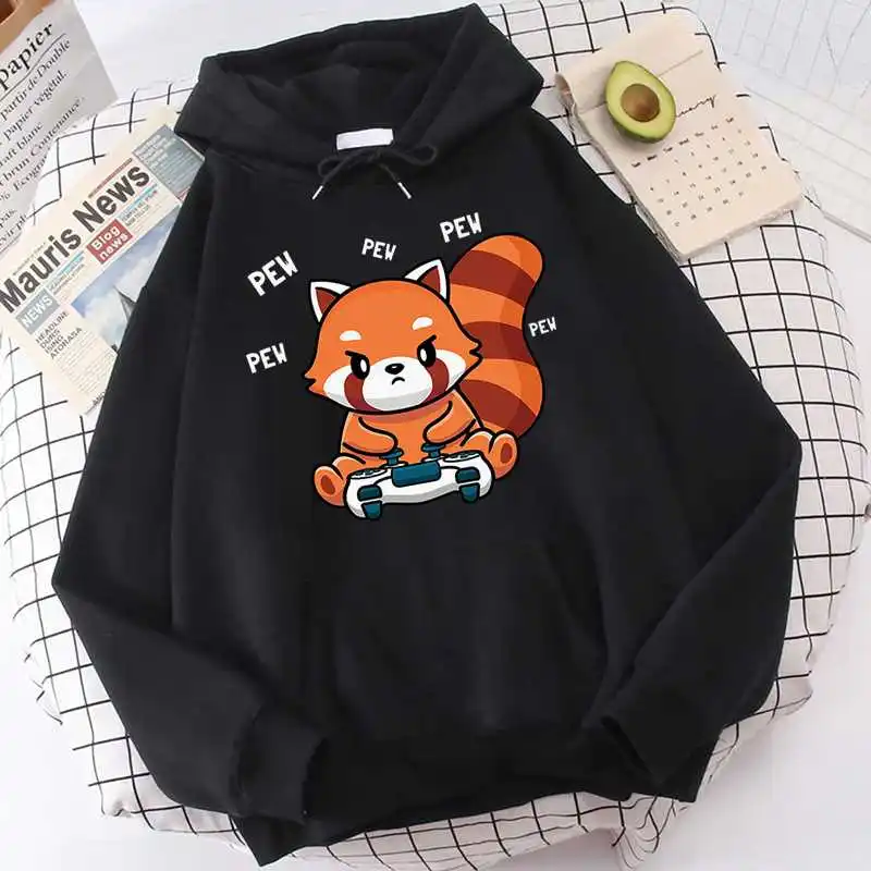 

Женская толстовка с круглым вырезом, с принтом панды