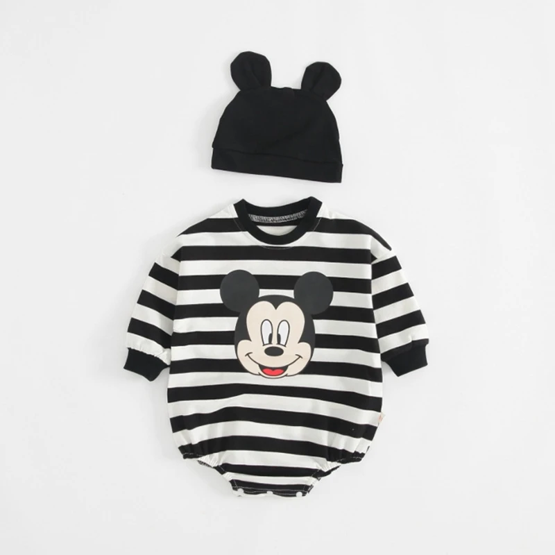 Детский комбинезон с длинным рукавом и шапкой | Детская одежда обувь