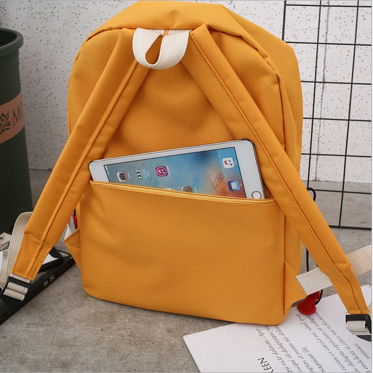 4 шт./компл. Модный женский рюкзак Оксфорд повседневные дорожные сумки школьные