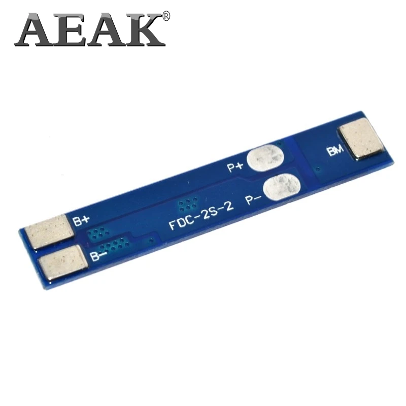 Защитная плата AEAK 2S 3A bms pcm для зарядки литий ионных аккумуляторов 7 4 В 8 в 18650|bms