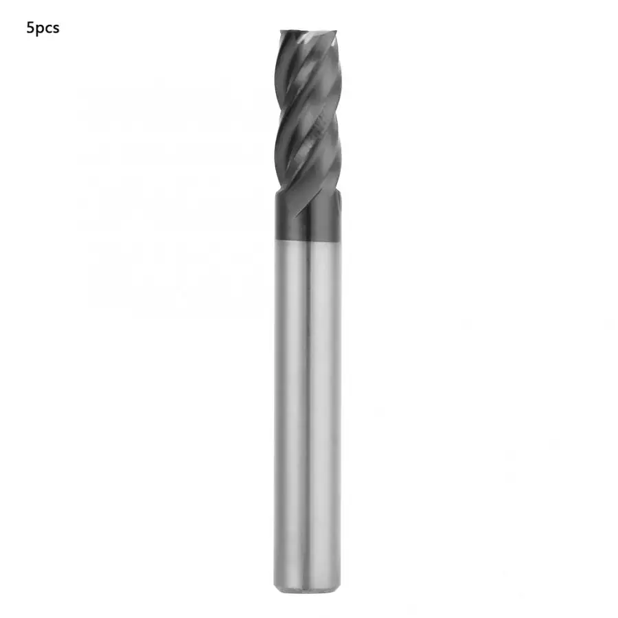 5 шт. Вольфрам карбидная 4 Торцевой фрезерный станок с ЧПУ фреза Бит плоский