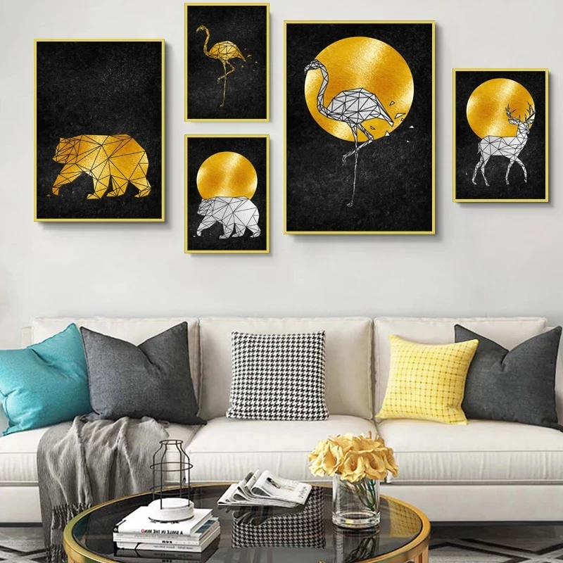 

Abstract Animals Art Canvas Painting on The Wall Canvas Posters and Prints Modern Wall Art Pictures for Living Room Home Decor