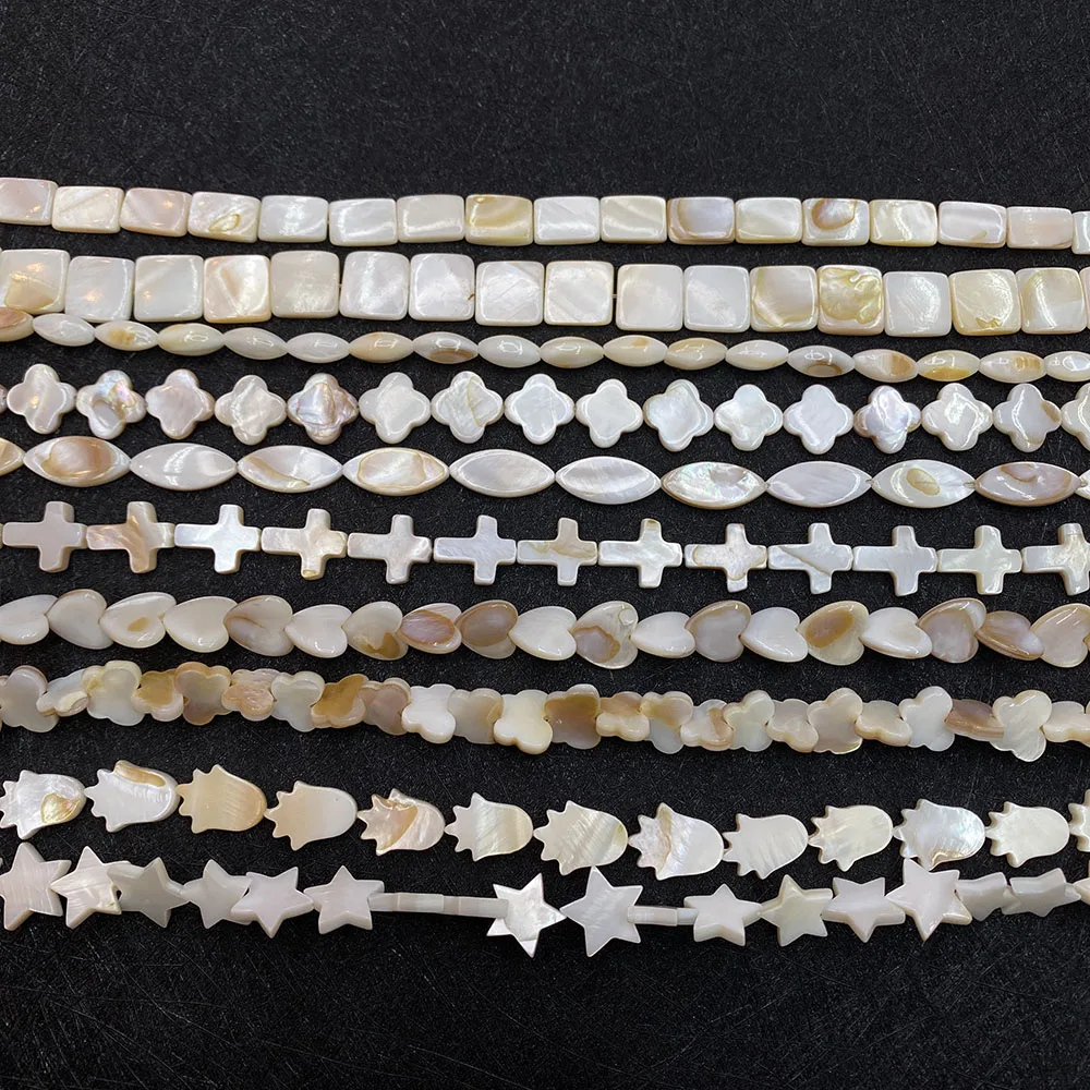 

Natural Freshwater Shell Beads Various Shapes Primary Colors Suitable for DIY Production Charm Jewelry Trendy Holiday Gifts