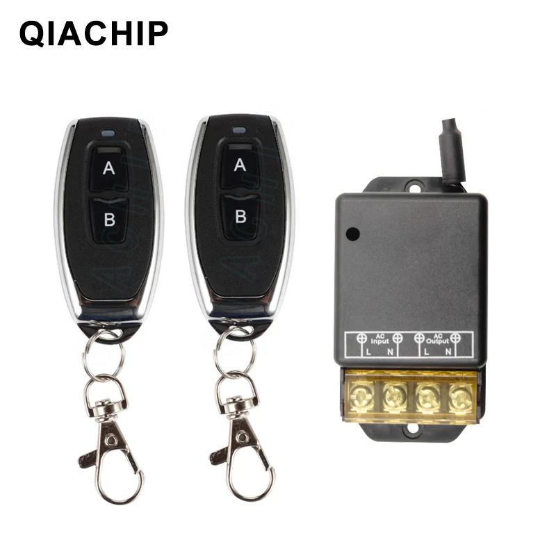 QIACHIP 433 Mhz универсальный Беспроводной удаленного Управление переключатель AC 110 V 220