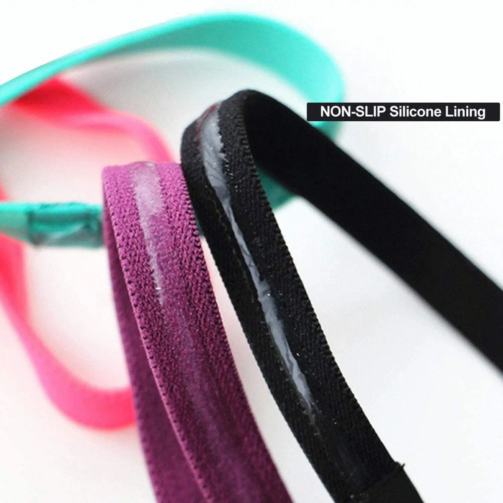 

3pcs Hair Head Band Sweatband Headband Stretch Mens Wrap Elastic Sports Thin Sports Fitness Shaping Anti-sweat Headband #Z