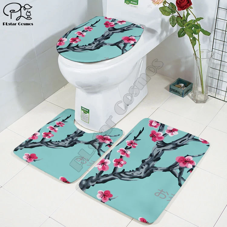 

Arizona Ice Tea 3D printed Bathroom Pedestal Rug Lid Toilet Cover Bath Mat Set drop shipping