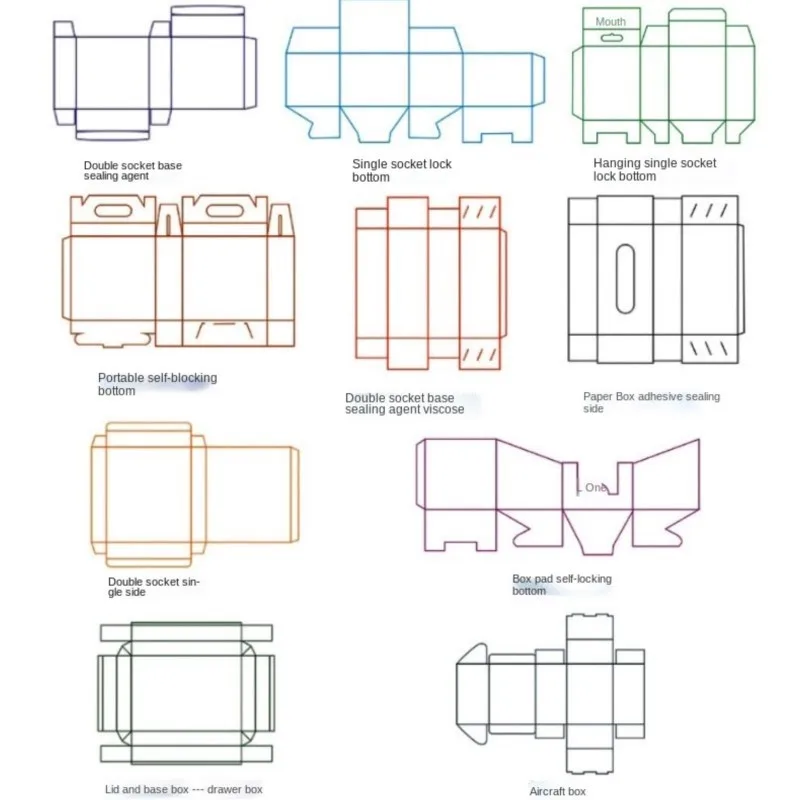 Подарочная сумка коробка 1000 шт Diy пользовательские размеры 26*26*55 мм или
