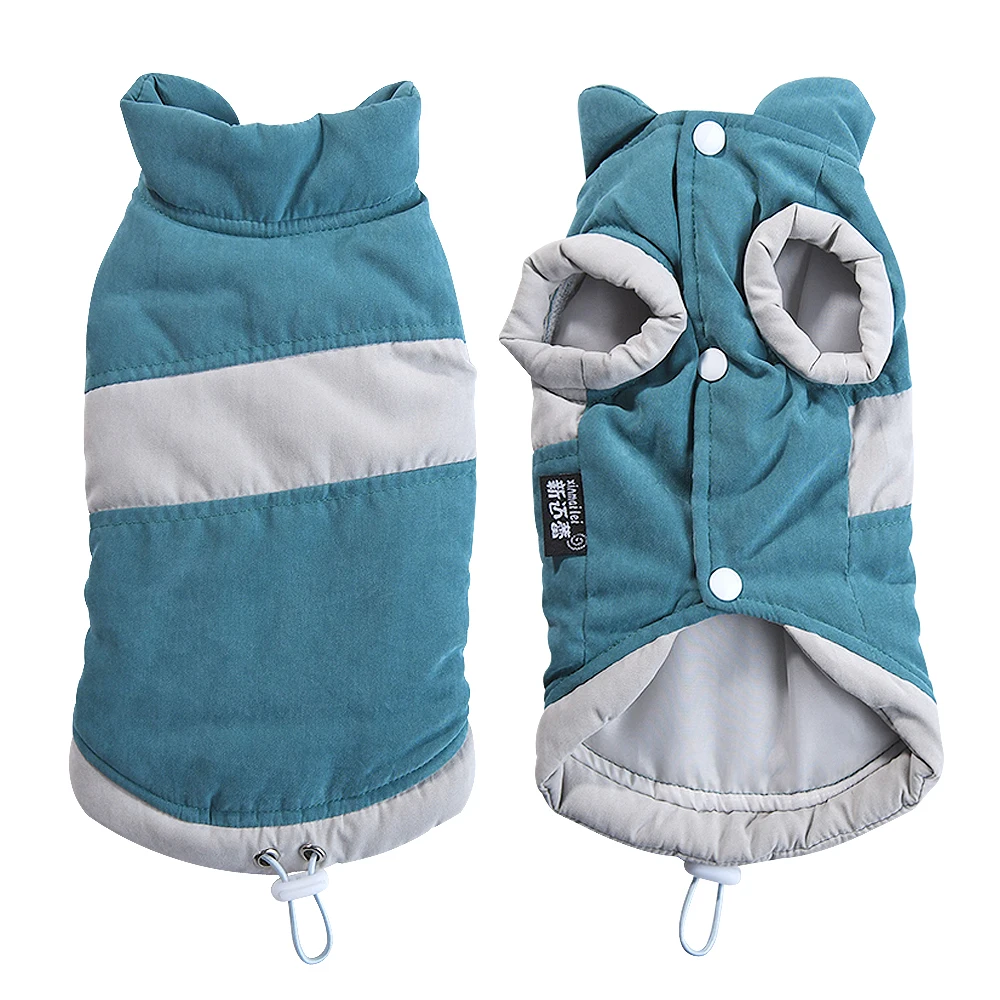 Warm Large Dog Clothes Winter Pet Dog Jacket Coat For Medium Large Dogs Pets Clothing Vest For French Bulldog Pug Outfit XL-5XL
