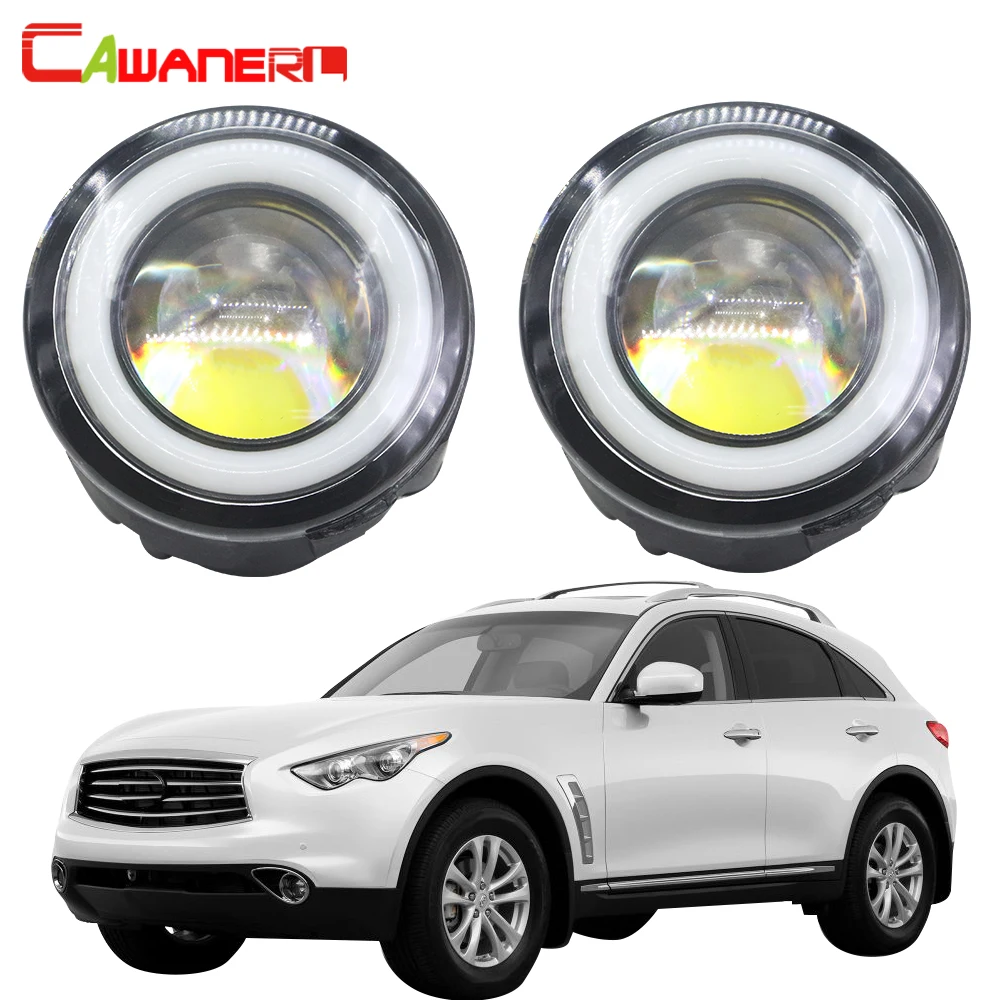 Cawanerl для Infiniti FX FX35 FX37 FX45 FX50 FX30D 2006 2015 Автомобильный светодиодный противотуманный