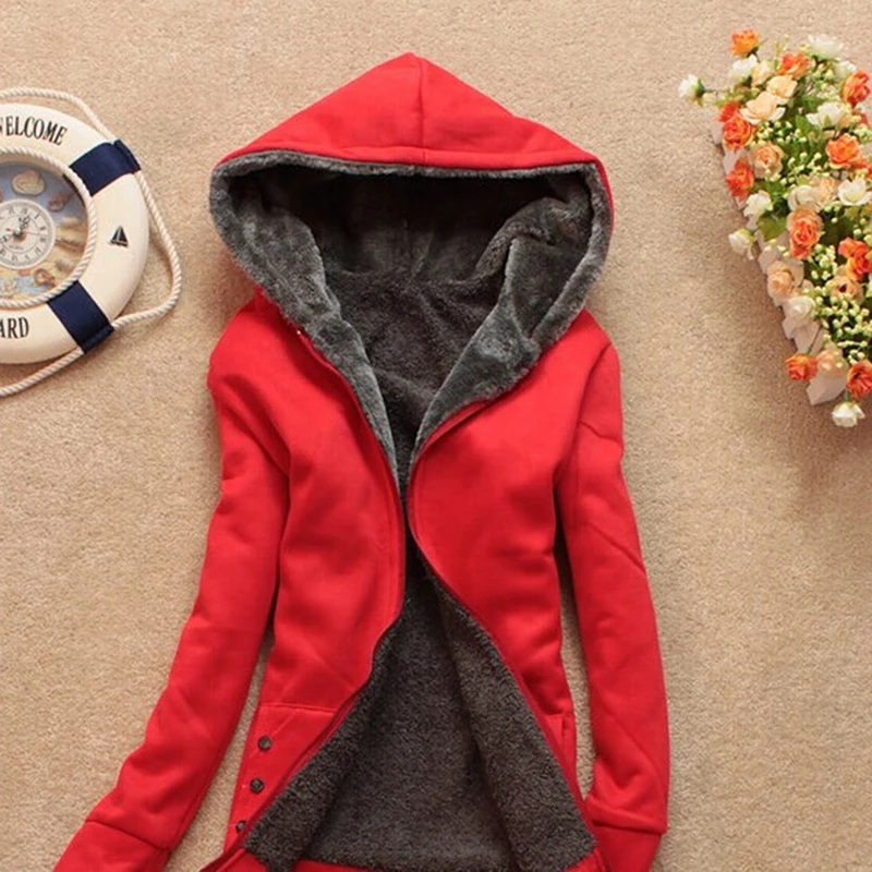 Зимние теплые пальто новый свитер с капюшоном Женский Европа Америка плюс