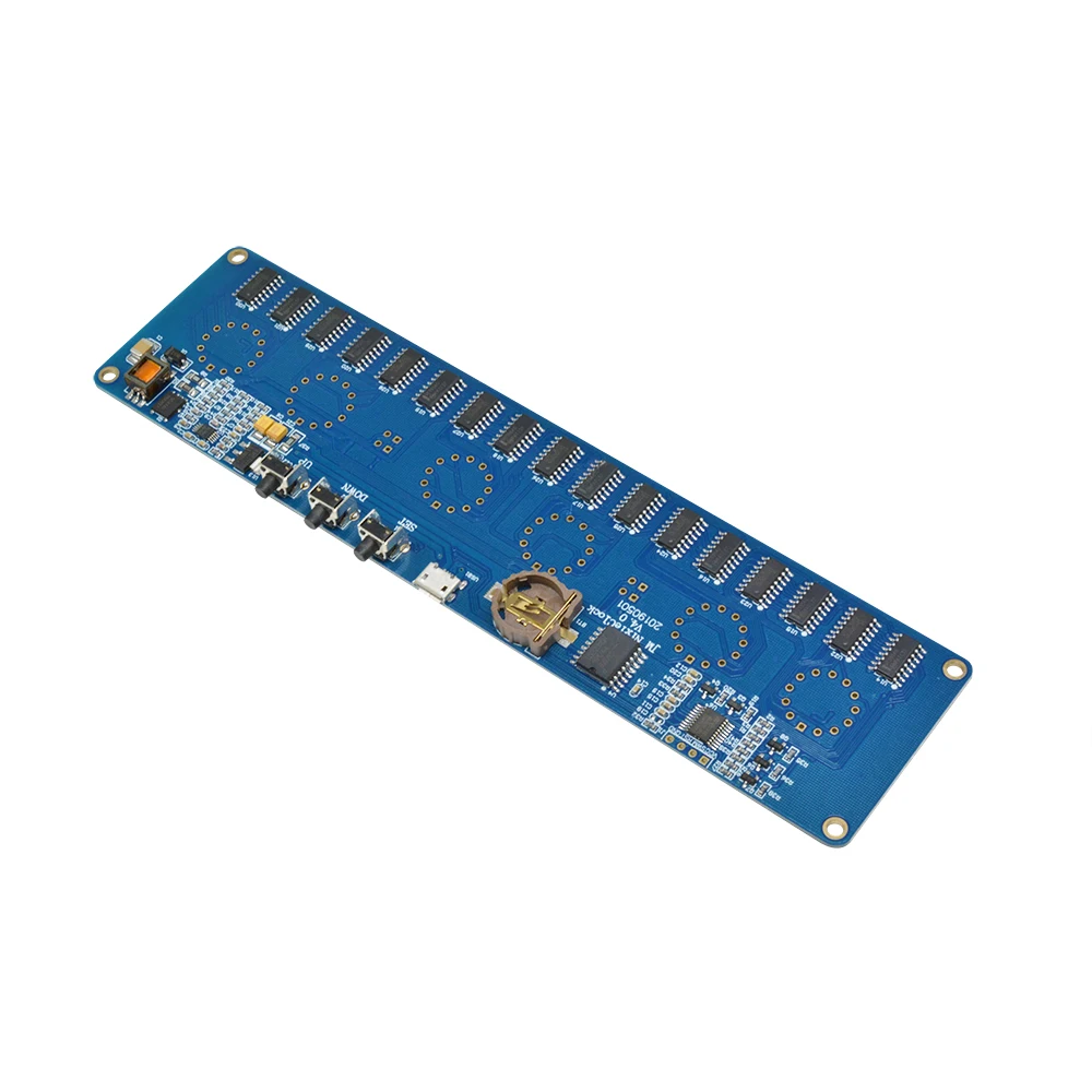 12 В постоянного тока 1A STM8S005 контроль IN14 Nixie трубка цифровые светодиодные часы