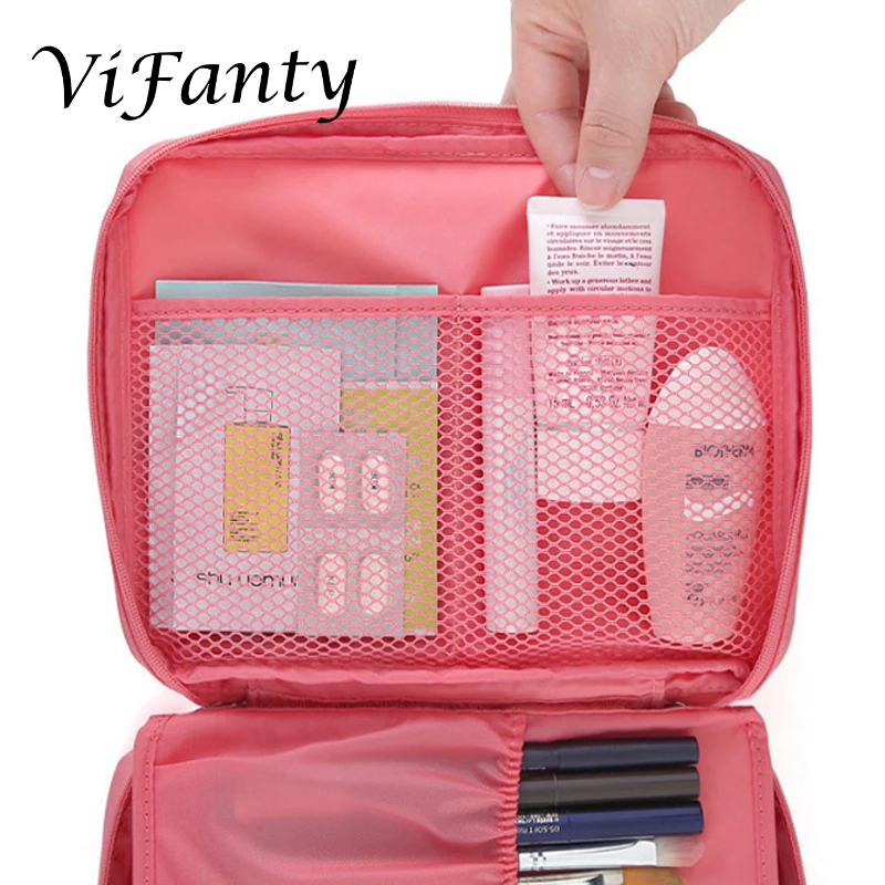 Сумка для туалетных принадлежностей дорожная многофункциональная косметичка