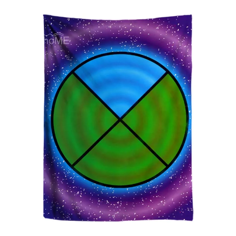

Ombre Gradient Galaxy Tapestry Wall Hanging Reiki Chakra Energy Symbol Psychedelic Trippy Tapestry Hippie Mandala Wall Cloth