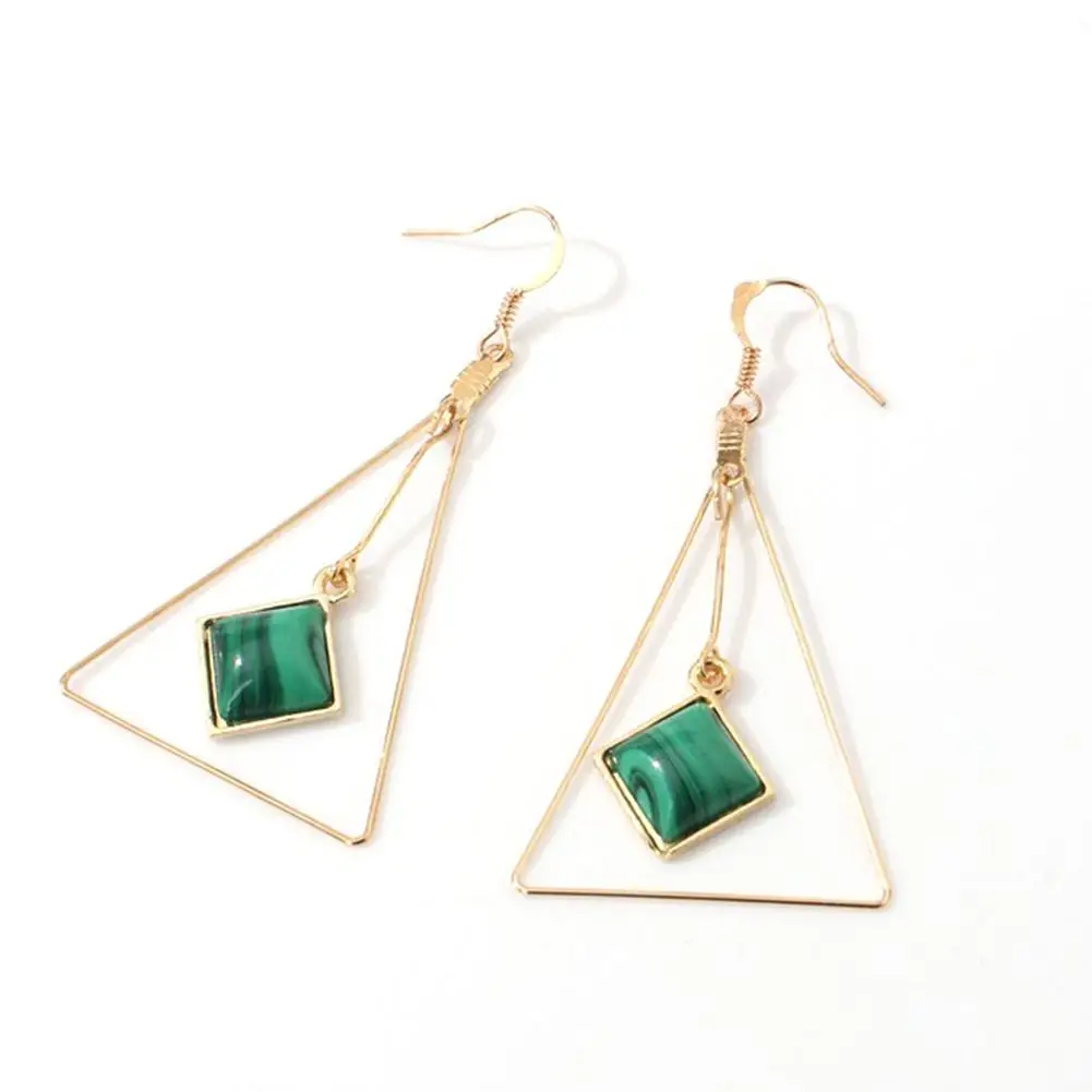 Женские Треугольные Серьги с искусственным жемчугом вечерние серьги разных