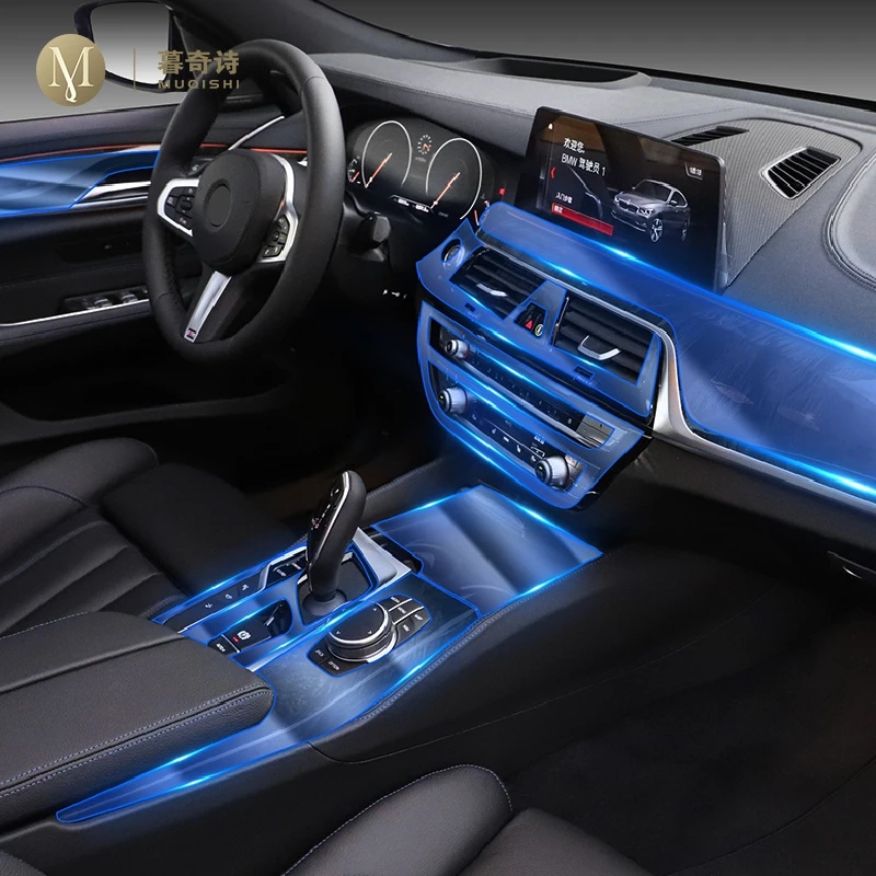 

For BMW G32 6GT Series 6 2017-2021 car Interior Center console Invisible car suit TPU protective film Anti-scratch Accessories