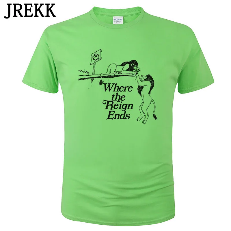 

Мужская хлопковая футболка с принтом «Why The Kingdom Ends», летняя футболка в стиле унисекс, с принтом героев фильма «Король Лев», C04
