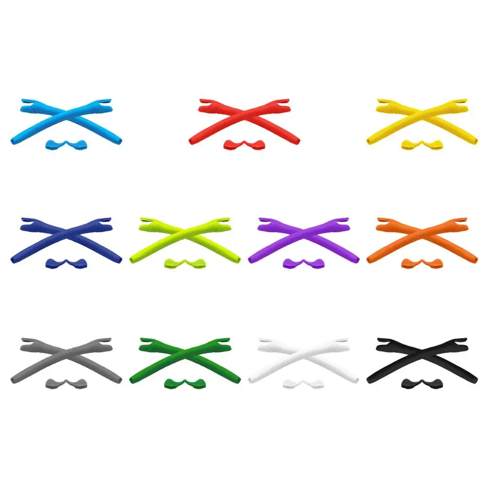 firtox replacement rubber kits ear socks nose pads for oakley radar ev path sunglasses accessories multiple colors new free global shipping
