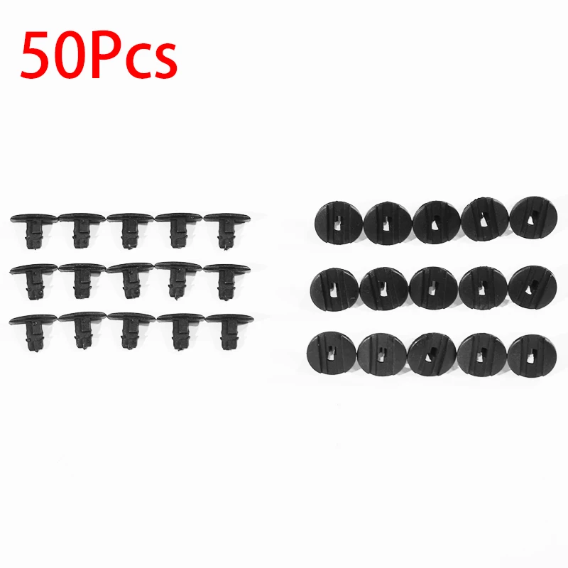 

50pcs Clips Bumper Fastener Clip For Fender Fixed Clamp Push Type Rivet Retainer For Citroen/Peugeot For Picasso Sega Interior