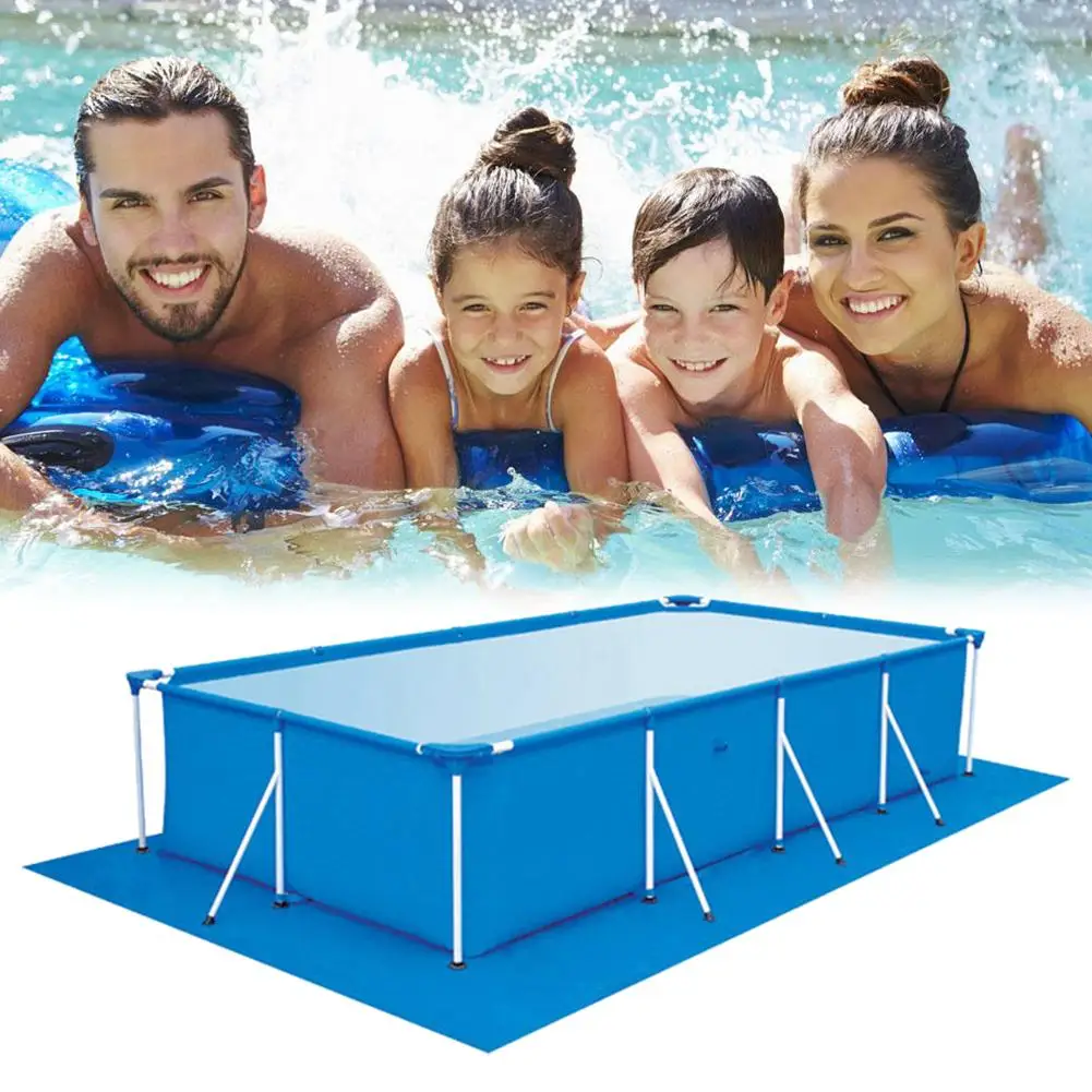 

Swimming Pool Cover Protector for Above Ground Pool PE Swimming Pool Cover Dust-Proof Tarpaulin Rainproof Pool Cover