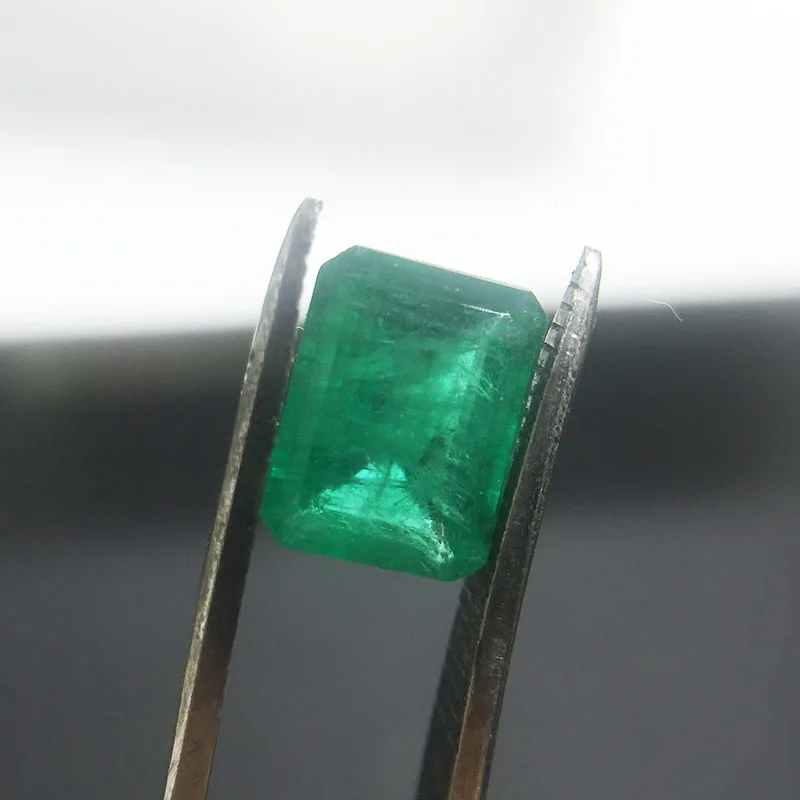 CSJ высокое качество Замбия натуральный изумруд рыхлый камень oct5 * 7 мм Сухой