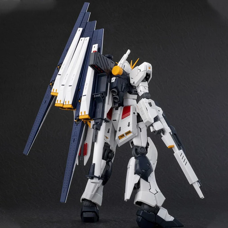 Bandai Gundam RG 1/144 RX-93 NU V собрать модель Наборы фигурки Детские игрушки