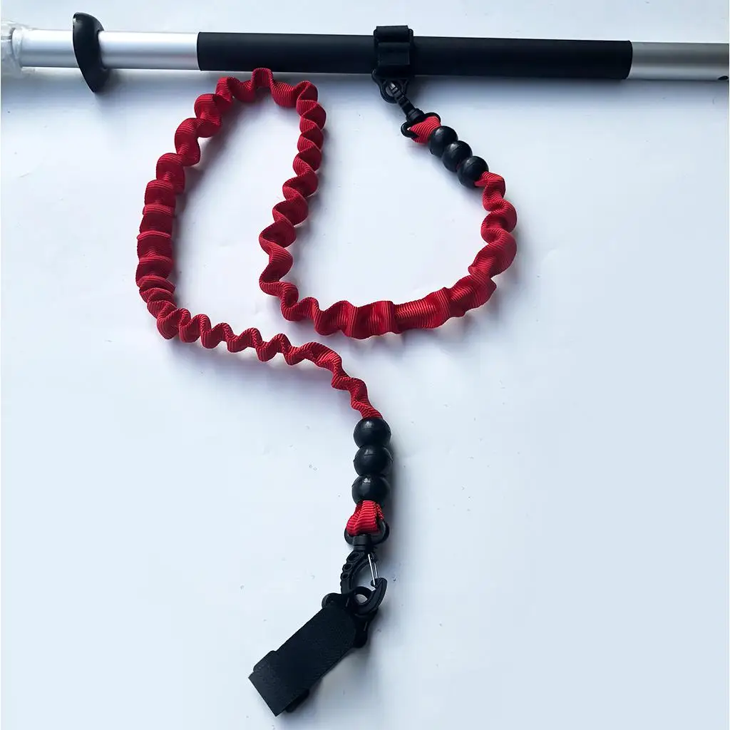 

Premium Elastic Leash for Kayak Paddling - Safety Elastic Rope with